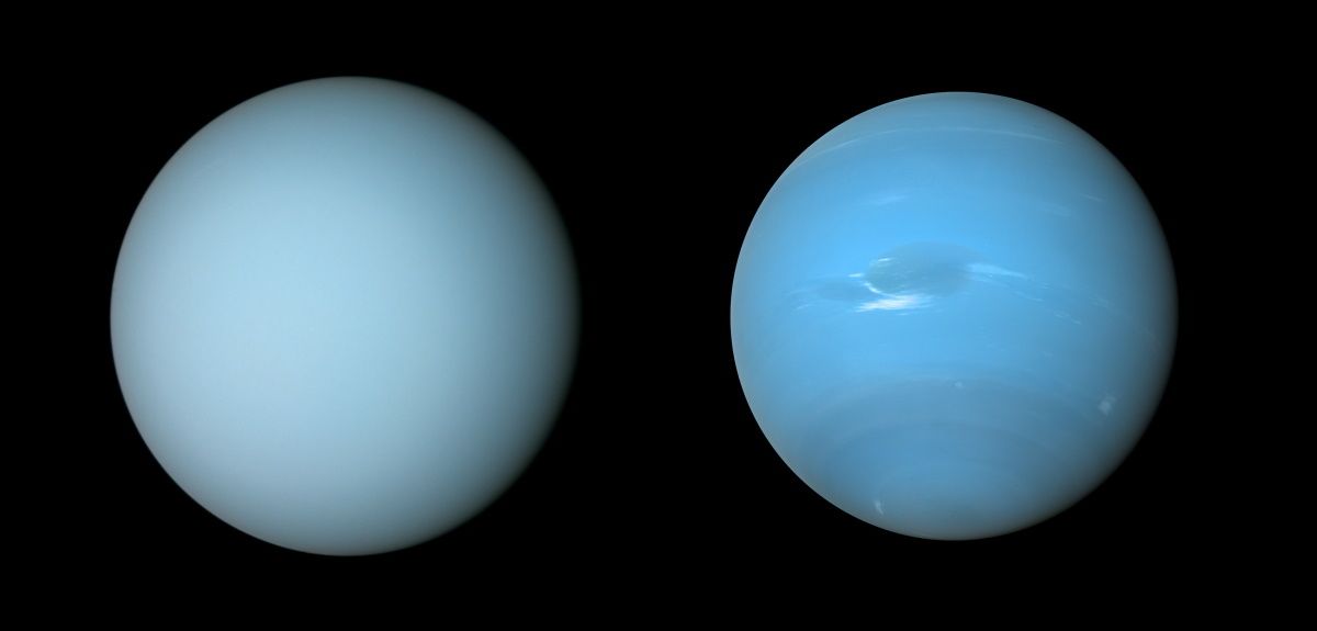 Neptune and Uranus