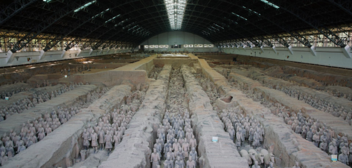 Photo credit Dr Rong Bo The First Emperor Qinshihuang Mausoleum Museum in China