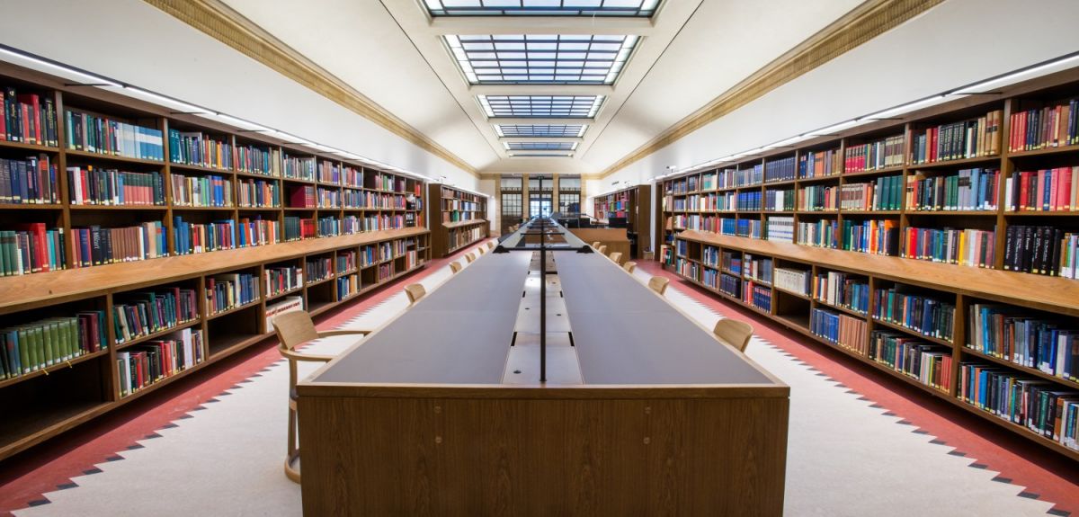A reading room in the Weston Library