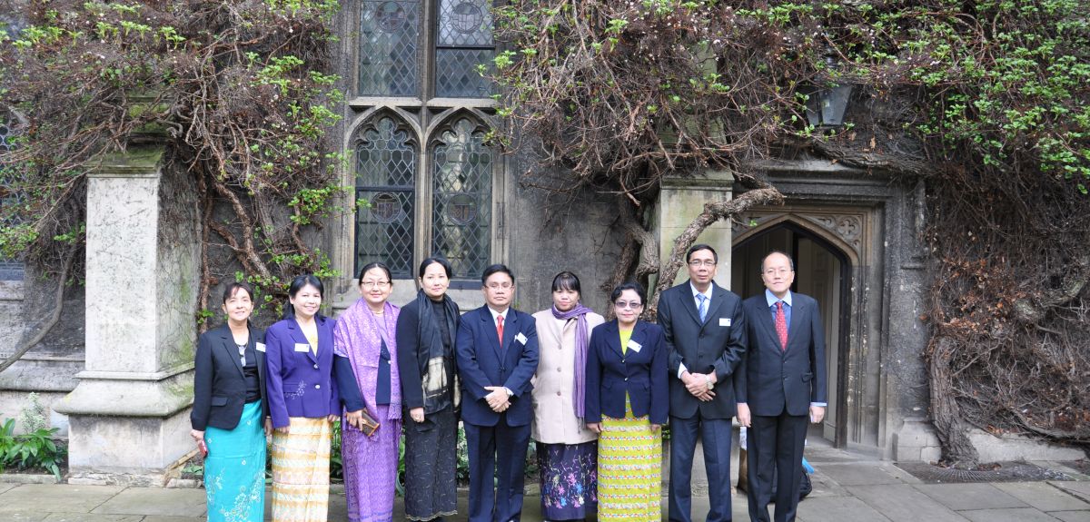 Delegates from the University of Rangoon
