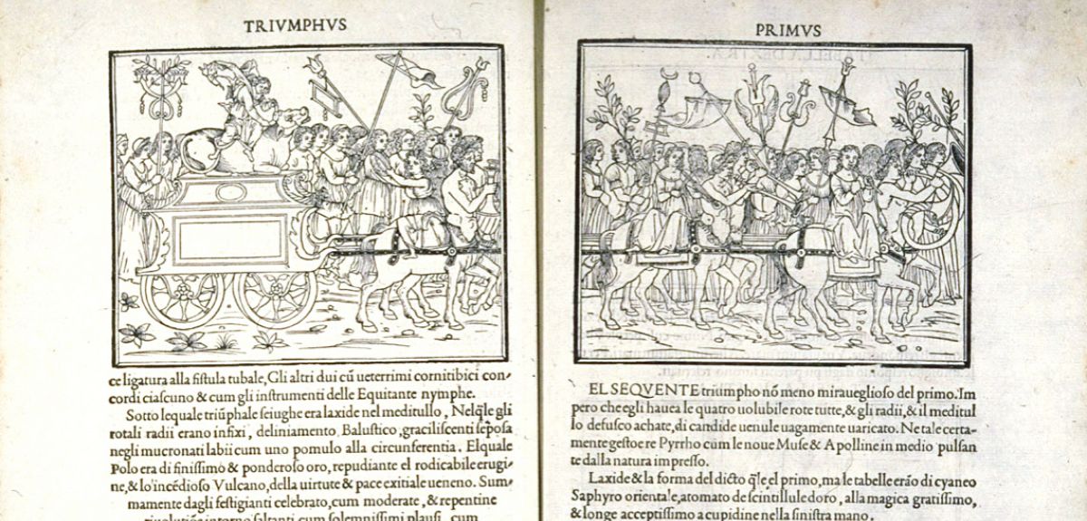 Illustration from the Hypnerotomachia Poliphili – or Poliphilo’s Struggle for Love in a Dream –published by the Aldine Press in 1499
