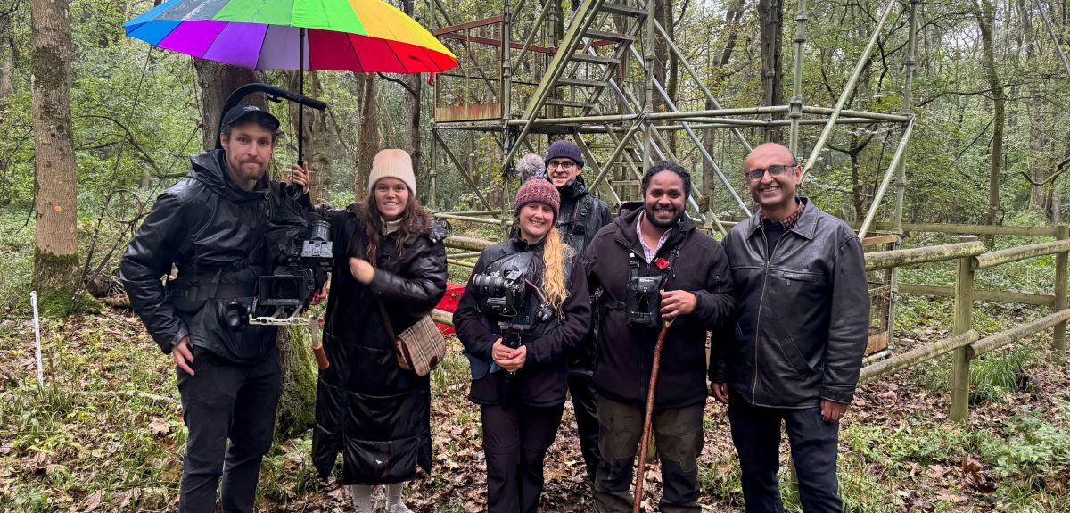 Professor Yadvinder Malhi, Ecosystems Research Programme Leader at the (ECI) and Tom Atkins, Researcher at the ECI’s Leverhulme Centre for Nature Recovery, shared what they have  learned - during a four-year study at Wytham - with BBC presenters Hamza Yas