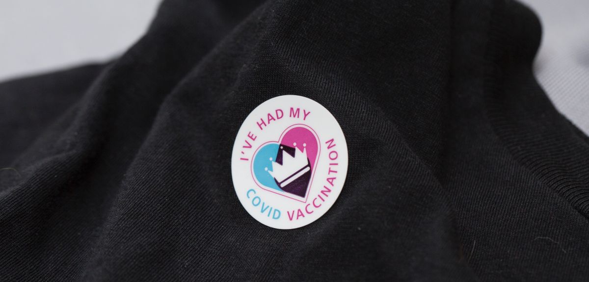 Image of COVID Vaccination badge