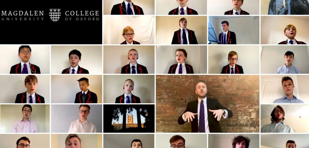May Morning Choir 2020 Online. Credits: Magdalen College, University of Oxford