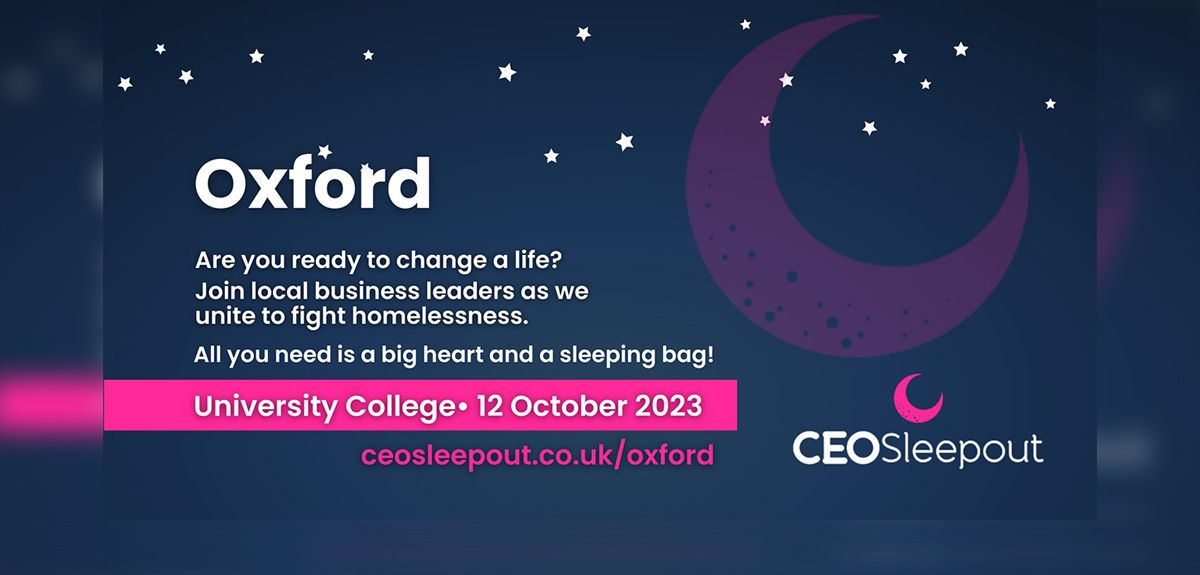 The CEO Sleepout 2023 banner