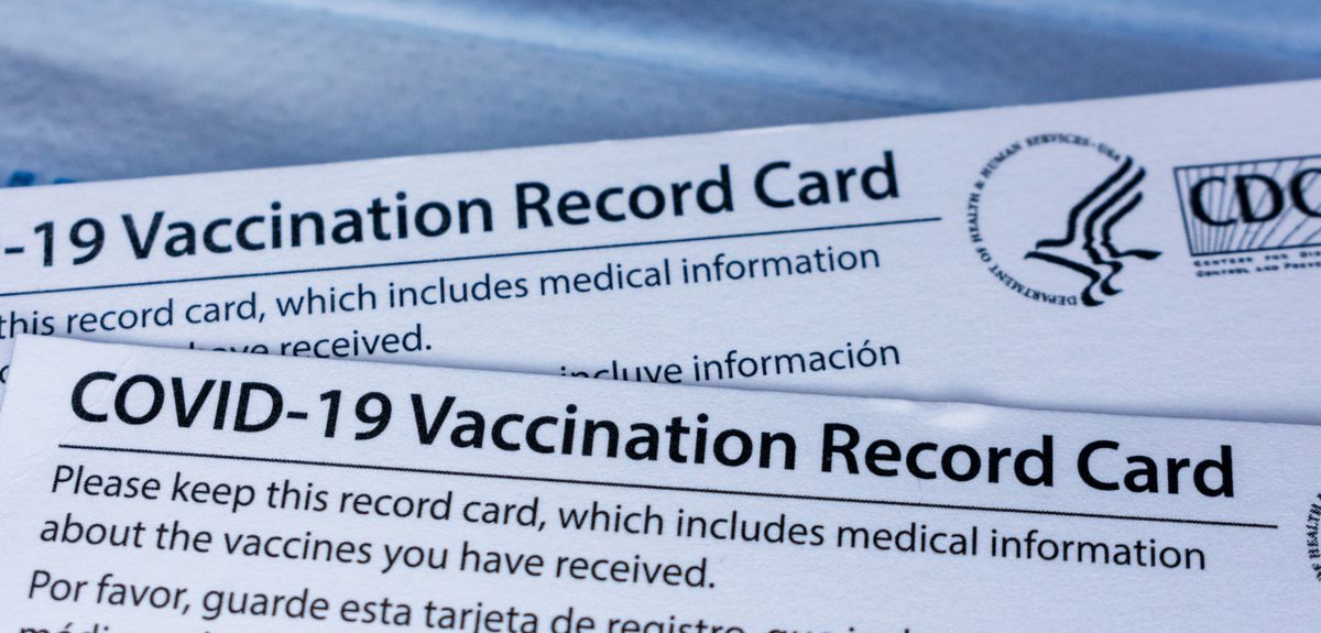 CDC COVID 19 vaccination records