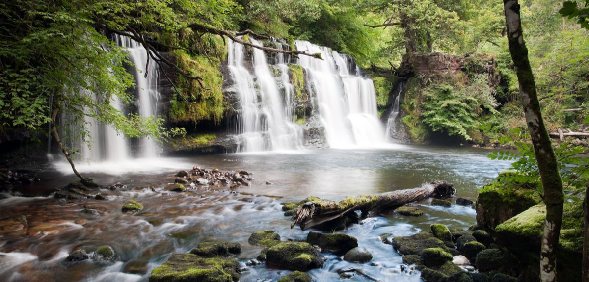 Waterfall in Wales