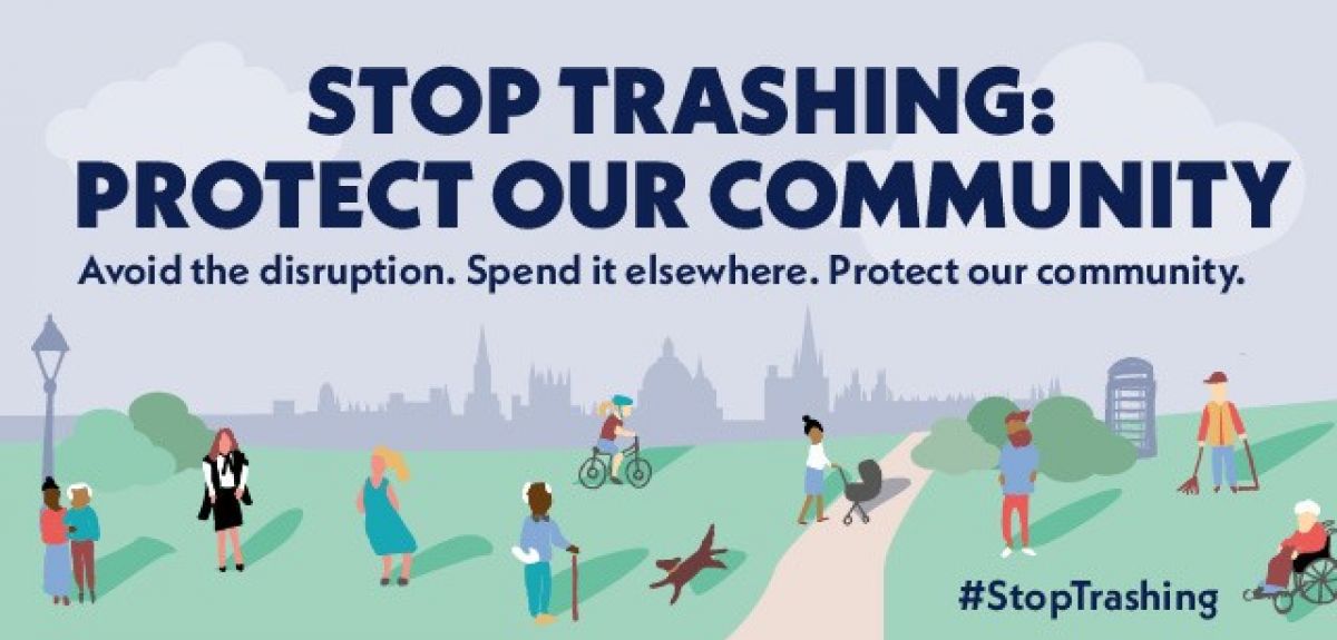 Stop trashing: protect our community