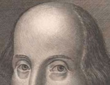 Close up of Shakespeare