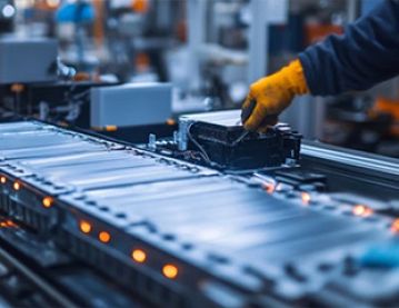 Battery production line