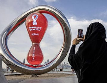 Qatar World Cup clock