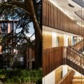 Exterior and interior views of the Beecroft Building
