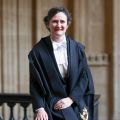 A picture of Professor Irene Tracey standing in her admission gown - picture by Cyrus Mower