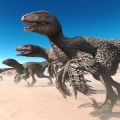 Artistic image of dakotaraptor, a feathered dinosaur that lived during the Cretaceous. Image credit: Shutterstock.