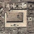 Google Earth image of damage at site in Aleppo in Syria