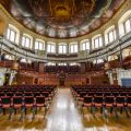 The Sheldonian Theatre is a six-floor, Grade I listed building that serves as the official ceremonial hall of the University of Oxford. Image credit: Sheldonian Theatre.