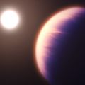 Illustration showing what exoplanet WASP-39 b could look like, based on current understanding of the planet. 