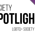 LGBTQ+ Society spotlight banner