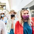 the risk of infection is diminished when individuals wear face  covering/masks