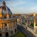 Aerial view over the Radcliffe Camera and All Souls College, Oxford University. Photo credit: Shutterstock