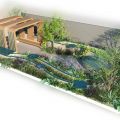 Drawing of Finding our Way: An NHS Tribute Garden design