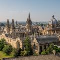 Oxford skyline with view of Radcliffe Camera and the University Church