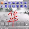 Image of gPen app being used to enter a Chinese character